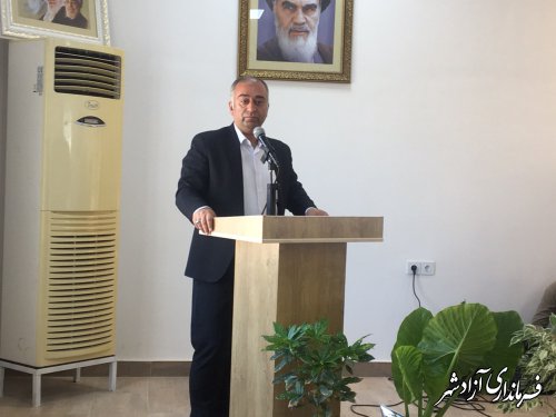 برگزاری مراسم افتتاح متمرکز 91 پروژه عمرانی و اقتصادی و اشتغالزا شهرستان آزادشهر