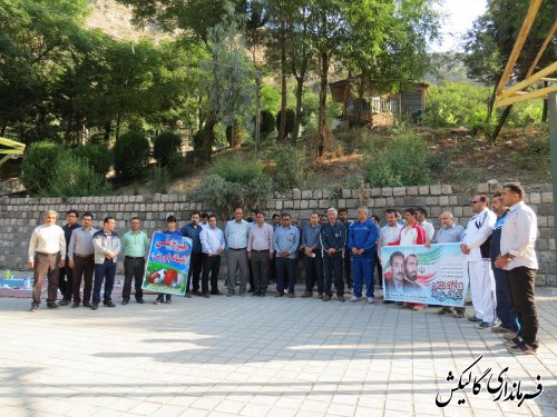 همایش پیاده‌روی کارمندان ادارات شهرستان گالیکش به مناسبت بزرگداشت هفته دولت برگزار شد