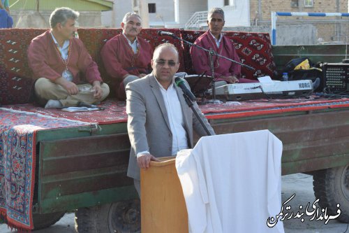 برگزاری جشنواره فرهنگ و اقتصاد روستا "امید" در روستای سیل زده گامیشلی نزار