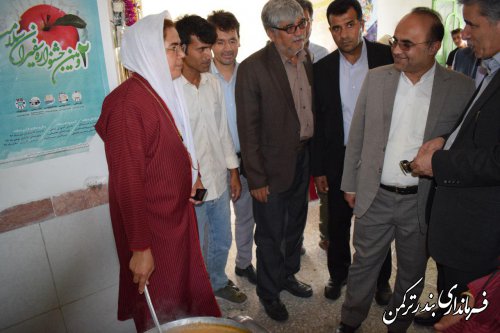 برگزاری جشنواره فرهنگ و اقتصاد روستا "امید" در روستای سیل زده گامیشلی نزار