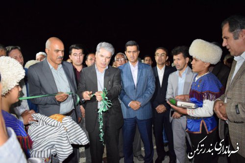 افتتاح پروژه باشگاه سوارکاری همایون در شهرستان ترکمن