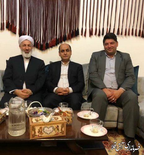 نماینده عالی دولت در استان با امام جمعه شهر آق قلا دیدار کرد