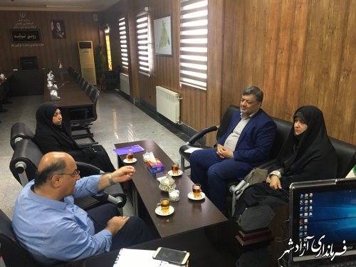 برگزاری جلسه هماهنگی انجمن آثار و مفاخر فرهنگی و هنری شهرستان آزادشهر