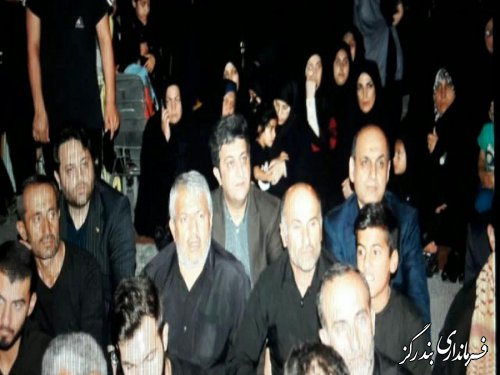 حضور استاندار گلستان در مراسم عزاداری حضرت اباعبدالله الحسین (ع) در بندرگز