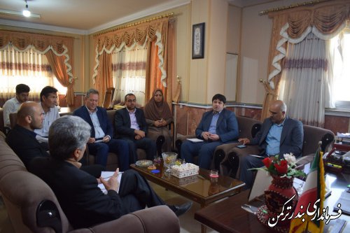 جلسه هماهنگی برگزاری مسابقات والیبال ساحلی تک ستاره جهانی در شهرستان ترکمن برگزار شد