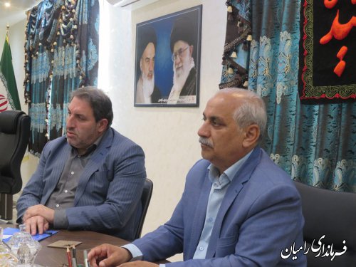 جلسه کارگروه اشتغال شهرستان رامیان با حضور مدیرکل ستاداجرایی فرمان حضرت امام (ره) برگزار گردید