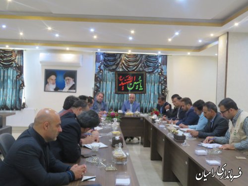 جلسه کارگروه اشتغال شهرستان رامیان با حضور مدیرکل ستاداجرایی فرمان حضرت امام (ره) برگزار گردید