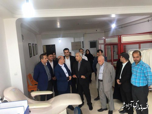افتتاح مرکز ثابت انتقال خون در شهرستان آزادشهر