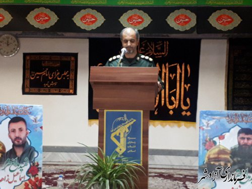 فرمانده جدید سپاه پاسداران انقلاب اسلامی شهرستان آزادشهر معارفه شد