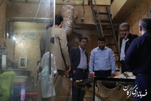 فرماندار گرگان بصورت سرزده از نانوایی های سطح شهر بازدید کرد
