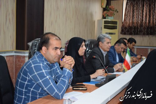 دومین جلسه ستاد انتخابات شهرستان ترکمن برگزار شد