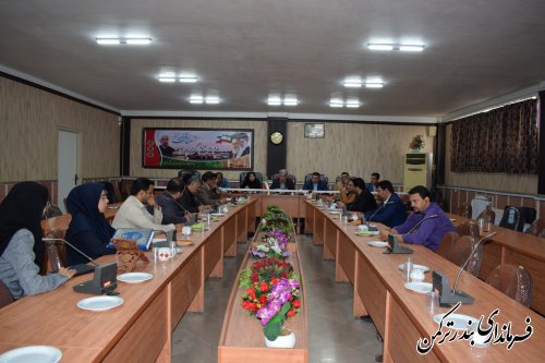 دومین جلسه ستاد انتخابات شهرستان ترکمن برگزار شد