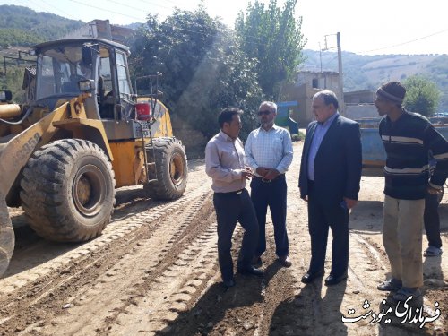 بازدید از ساخت و ساز ابنیه روستایی در روستاهای قلعه قافه و چمانی بالا