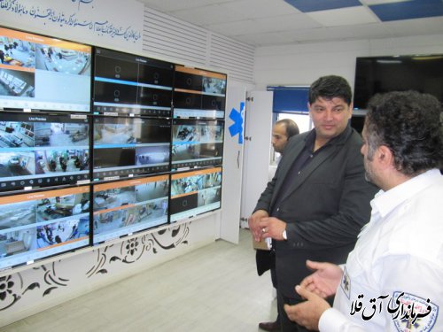 فرماندار شهرستان آق قلا با سرپرست فوریتهای پزشکی گلستان نشست مشترک برگزار کرد