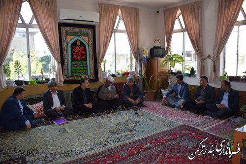 دیدار معاون سیاسی، امنیتی و اجتماعی استاندار با ائمه جمعه شهرستان ترکمن