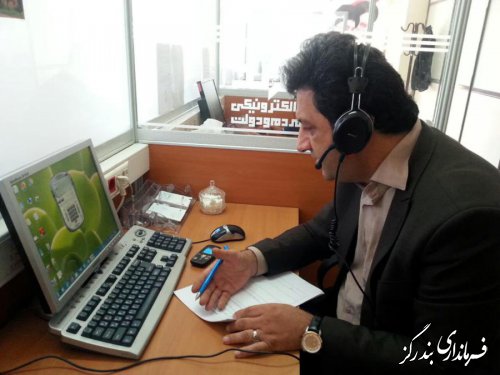 پاسخگویی فرماندار بندرگز به مردم در سامد
