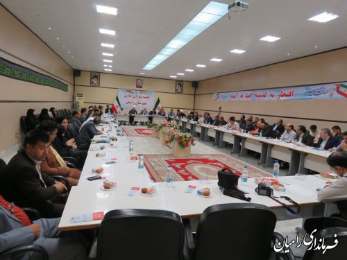 پنجمین جلسه شورای اداری شهرستان رامیان برگزار گردید