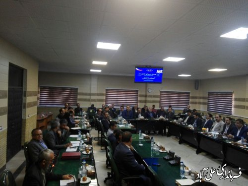 برگزاری ششمین جلسه شورای اداری شهرستان علی آبادکتول