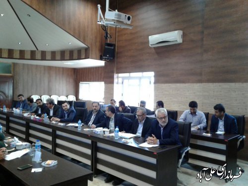 برگزاری جلسه شورای هماهنگی مبارزه با مواد مخدر شهرستان علی آبادکتول