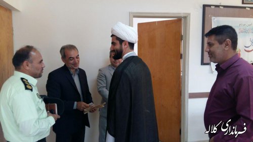فرمانده و پرسنل نیروی انتظامی کلاله با فرماندار شهرستان دیدار کردند