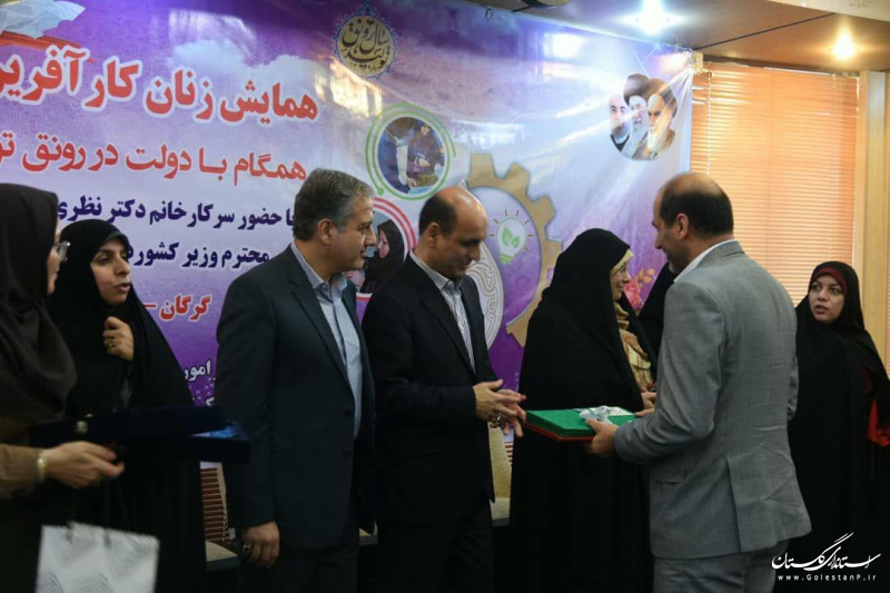 برای توسعه استان باید بسترهای کار بانوان فراهم شود