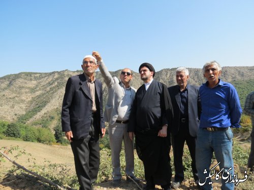 بازدید فرماندار گالیکش بهمراه دادستان عمومی از خسارات ناشی از سیل در دهستان نیلکوه