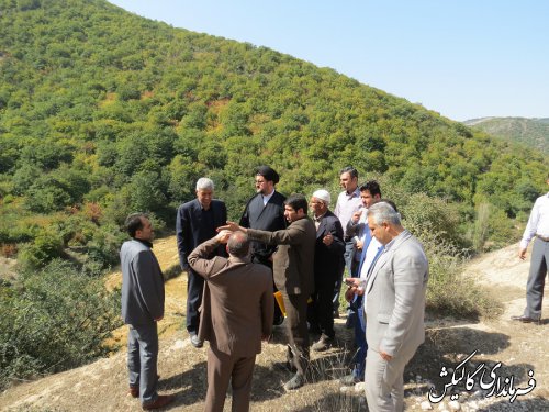 بازدید فرماندار گالیکش بهمراه دادستان عمومی از خسارات ناشی از سیل در دهستان نیلکوه