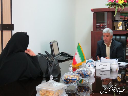 دیدار چهره به چهره فرماندار گالیکش با شهروندان