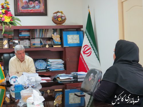 دیدار چهره به چهره فرماندار گالیکش با شهروندان