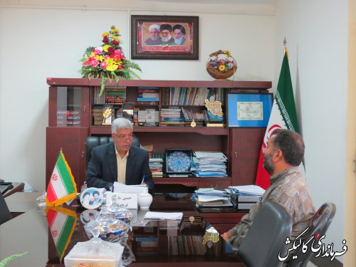 دیدار چهره به چهره فرماندار گالیکش با شهروندان