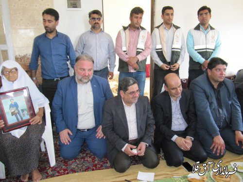 دو واحد مسکونی در روستاهای سیل زده چن سولی و تازه آباد شهرستان آق قلا افتتاح شد