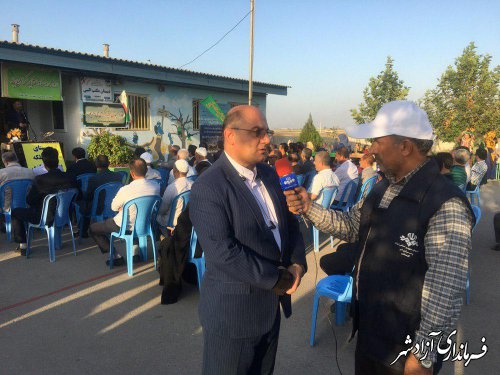 مراسم ویژه روز ملی روستا و عشایر در شهرستان آزادشهر برگزار شد