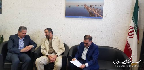 دیدار معاون بسیج و امور استانهای سازمان پدافند غیرعامل کشور با معاون سیاسی استاندار