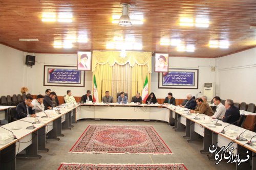 جلسه مشترک شورای کشاورزی و حفاظت از منابع آب شهرستان گرگان برگزار شد