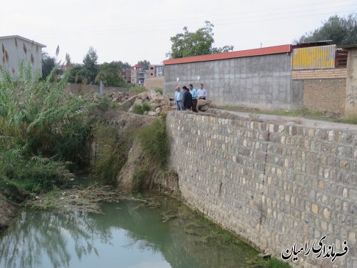 عملیات لایروبی وساماندهی رودخانه های شهرستان رامیان با حضور فرماندار آغاز گردید