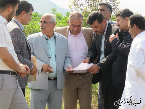 بازدید فرماندار رامیان از آغاز عملیات اجرایی پروژه های جامع سلامت شهر خان ببین و روستایی رضا آباد