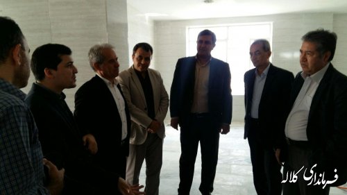 بازدید فرماندار کلاله از کشتارگاه دام شهرستان