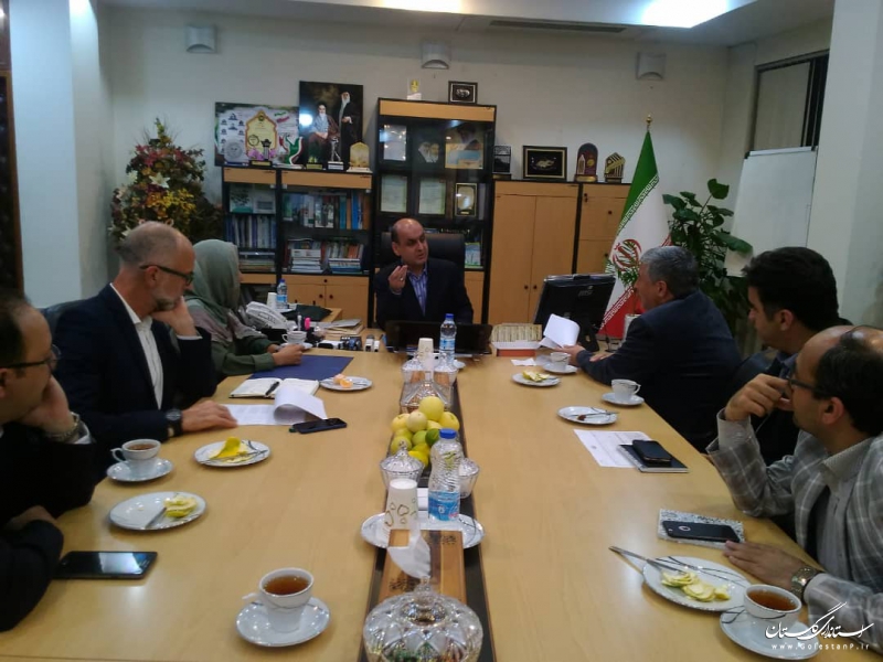 امضاء تفاهمنامه همکاری در زمینه مدیریت پسماند میان استاندار گلستان و مدیرعامل شرکت ایتالیایی