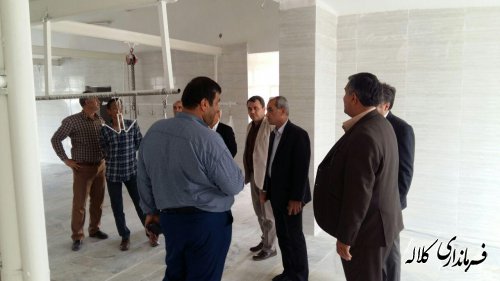 بازدید فرماندار کلاله از کشتارگاه دام شهرستان