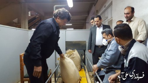بازدید فرماندار از شرکت دخانیات شهرستان علی آبادکتول