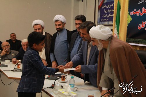 نشست مداحان و ذاکرین اهل بیت(ع) با فرماندار شهرستان گرگان برگزار شد