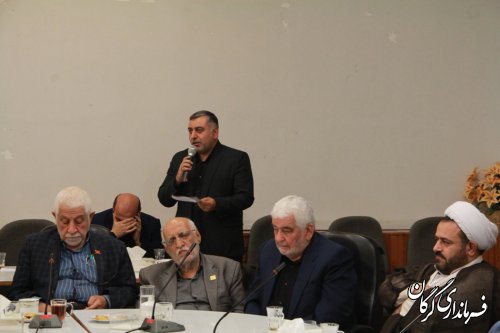 نشست مداحان و ذاکرین اهل بیت(ع) با فرماندار شهرستان گرگان برگزار شد