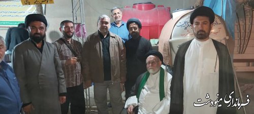 بازدید فرماندار مینودشت از موکب حضرت زینب(س) شهرستان مینودشت