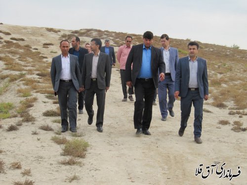 جلسه توسعه فضای سبز شهرستان آق قلا برگزار شد