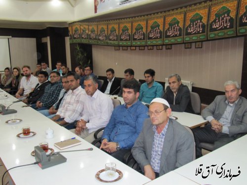 نشست صمیمی فرماندار با جامعه ورزشی شهرستان آق قلا برگزار شد
