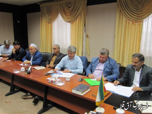سومین جلسه کارگروه تنظیم بازار شهرستان آق قلا در سال جاری برگزار شد