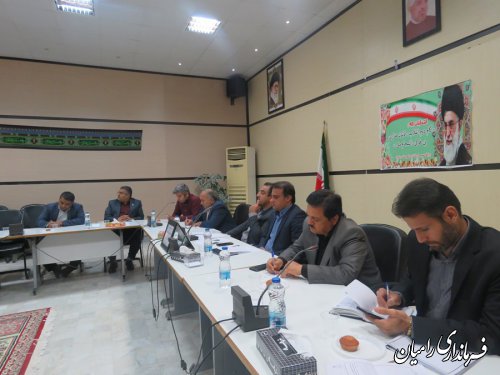 دومین جلسه کمیته اطلاع رسانی انتخابات مرکز حوزه انتخابیه رامیان آزادشهر