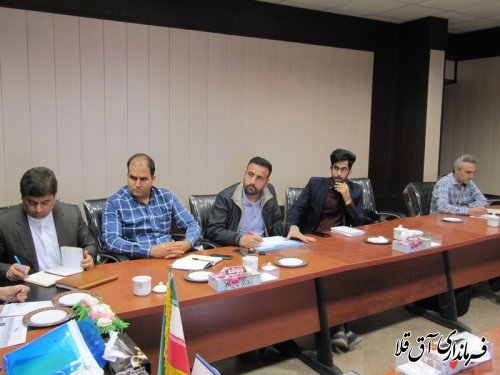 جلسه کمیته فن آوری اطلاعات ستاد انتخابات شهرستان آق قلا برگزار شد