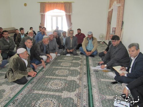پنجمین میز خدمت در روستای سیل زده یلمه خندان شهرستان آق قلا برگزار شد