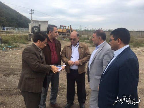 بازدید مشترک فرماندار آزادشهر و مدیرکل راه و شهرسازی از محور ترانزیتی آزادشهر با شاهرود